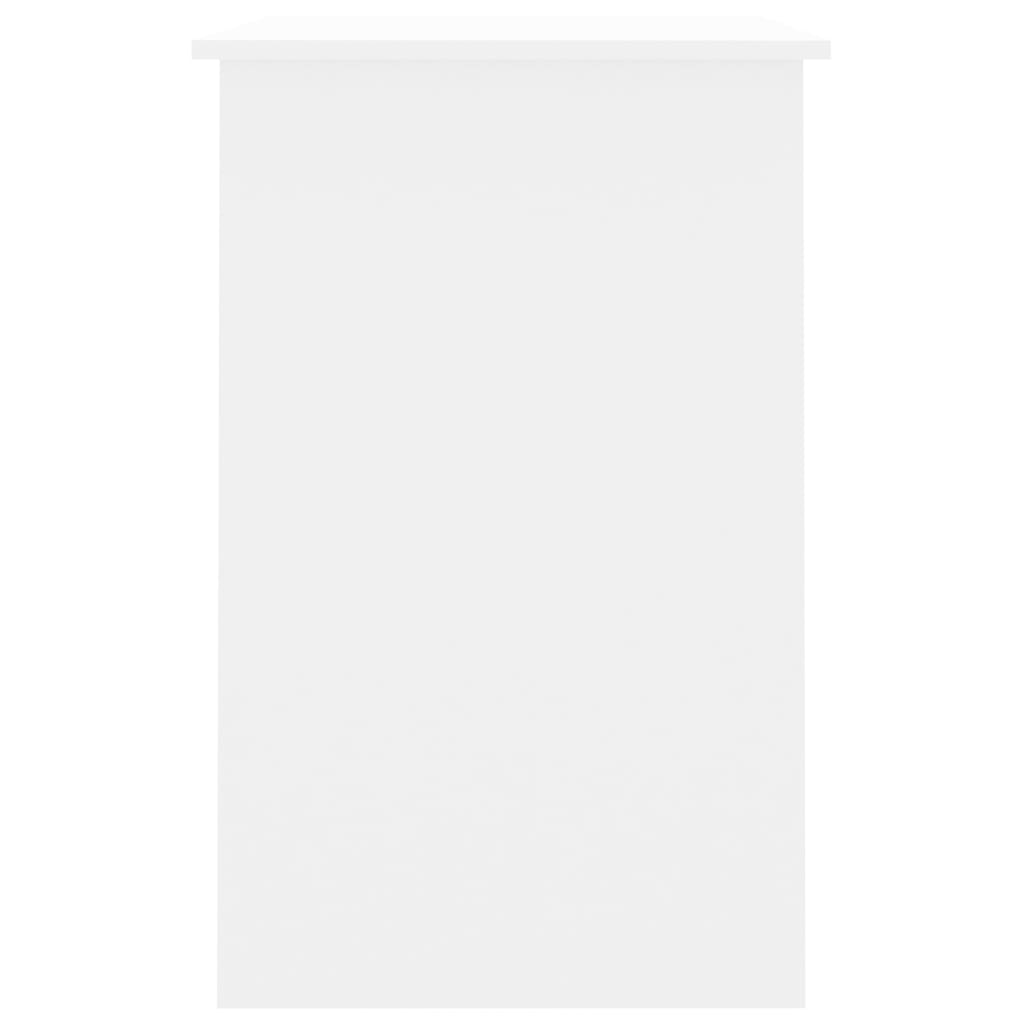White Desk 100*50*76 Cm Engineered Wood