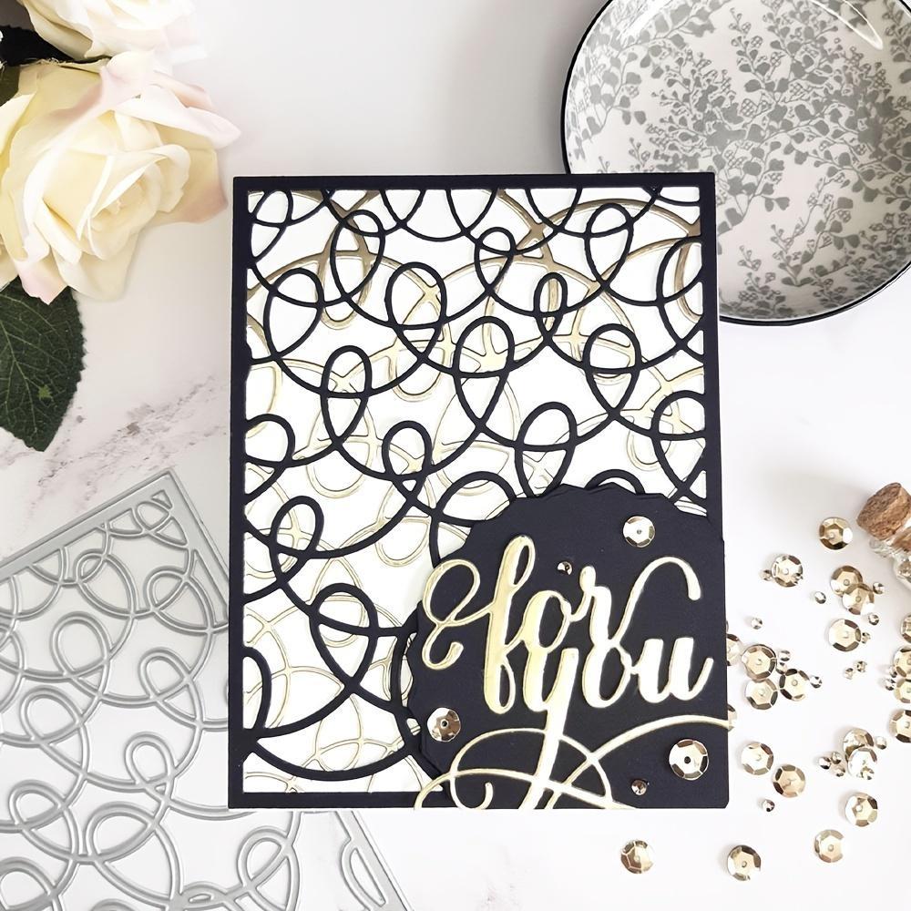 Lace Frame Cutting Die, Paper Die Cuts, Cutting Dies for Card Making, Metal Die Cut Stencil for DIY Crafts Scrapbook Album Paper Card