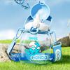 Garrafa Térmica com Canudo de Aço Inoxidável Smurf NONOO Kids 650ml
