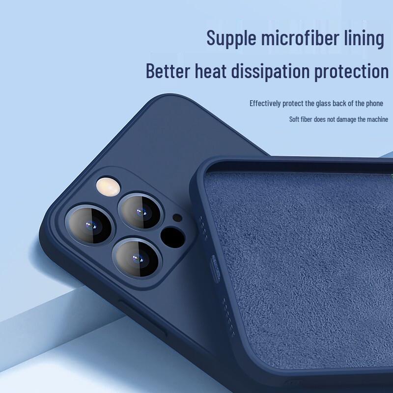 Pisen Flexible Flüssigsilikon Handyhülle für iPhone 13 Serie