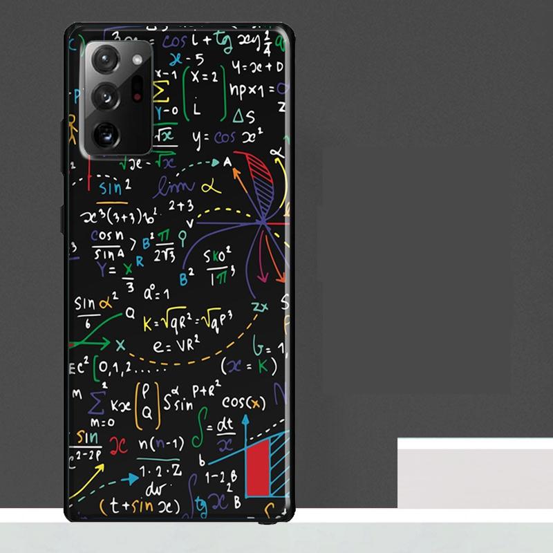 Physics Science Maths Formula Case For Samsung Galaxy S24 Ultra S23 S22 S21 S25 Ultra S9 S10 S20 Plus S25 FE Phone Cover