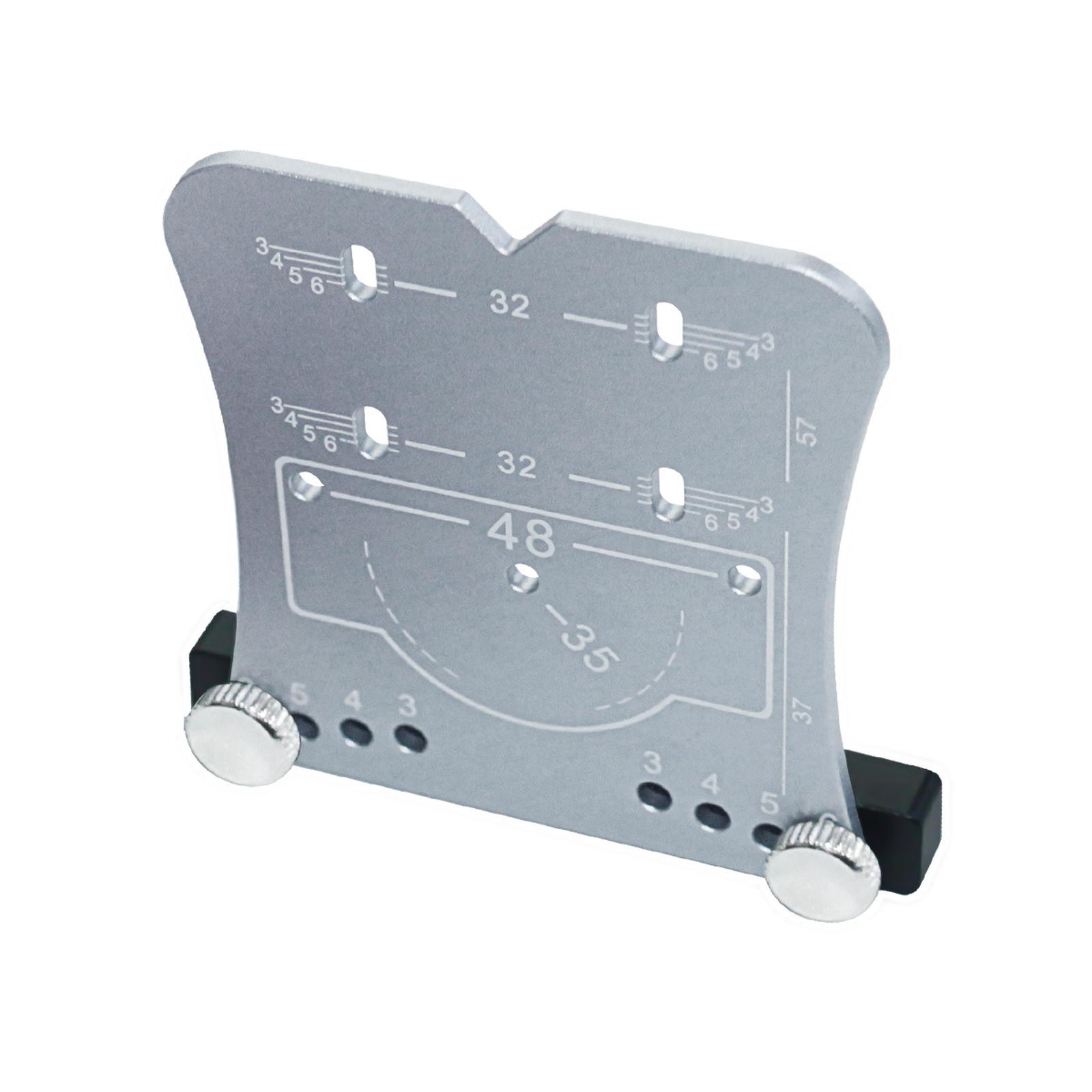 

Деревообрабатывающий инструмент для открывания петель 35 мм для дверцы шкафа, позиционирующая пластина для открывания петель, позиционирование петель серебряный