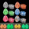 2ks 8-50mm svítící ve tmě Tear Drop Tunely do uší Tunely do uší Napínače do uší Dvojité rozšířené plug Body šperky pro ženy Muži