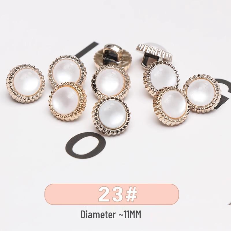 Exquisite Perlenknopf-Kollektion für Damen: Vielseitige Hemd- & Rock-Dekorationsaccessoires