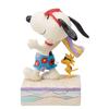 JIM SHORE Snoopy Woodstock at the Beach 6014338 &
