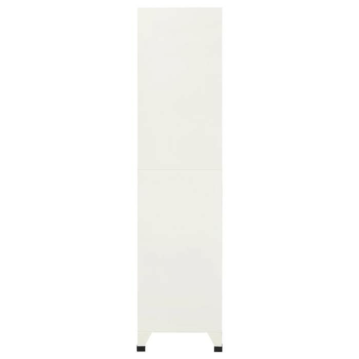 VidaXL Locker Cabinet Grey and Blue 90x45x180 Cm Steel 339802