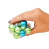 Crunchy Stress Cube for Anxiety Relief, Bead Filled Squeeze Cube Toy, Anti-anxiety Pinch Sensory Toy, Decompression Gadgets