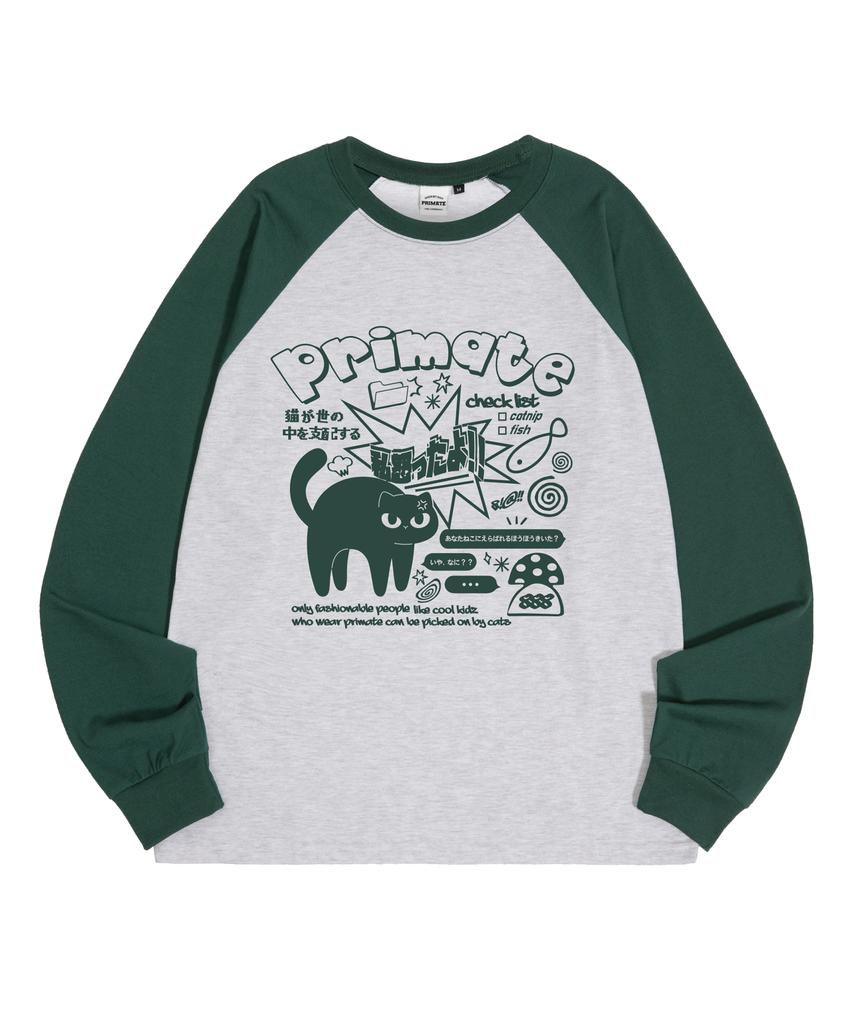 Prime Eight Mad Cat Oversized Raglan Long Sleeve 5 Colors