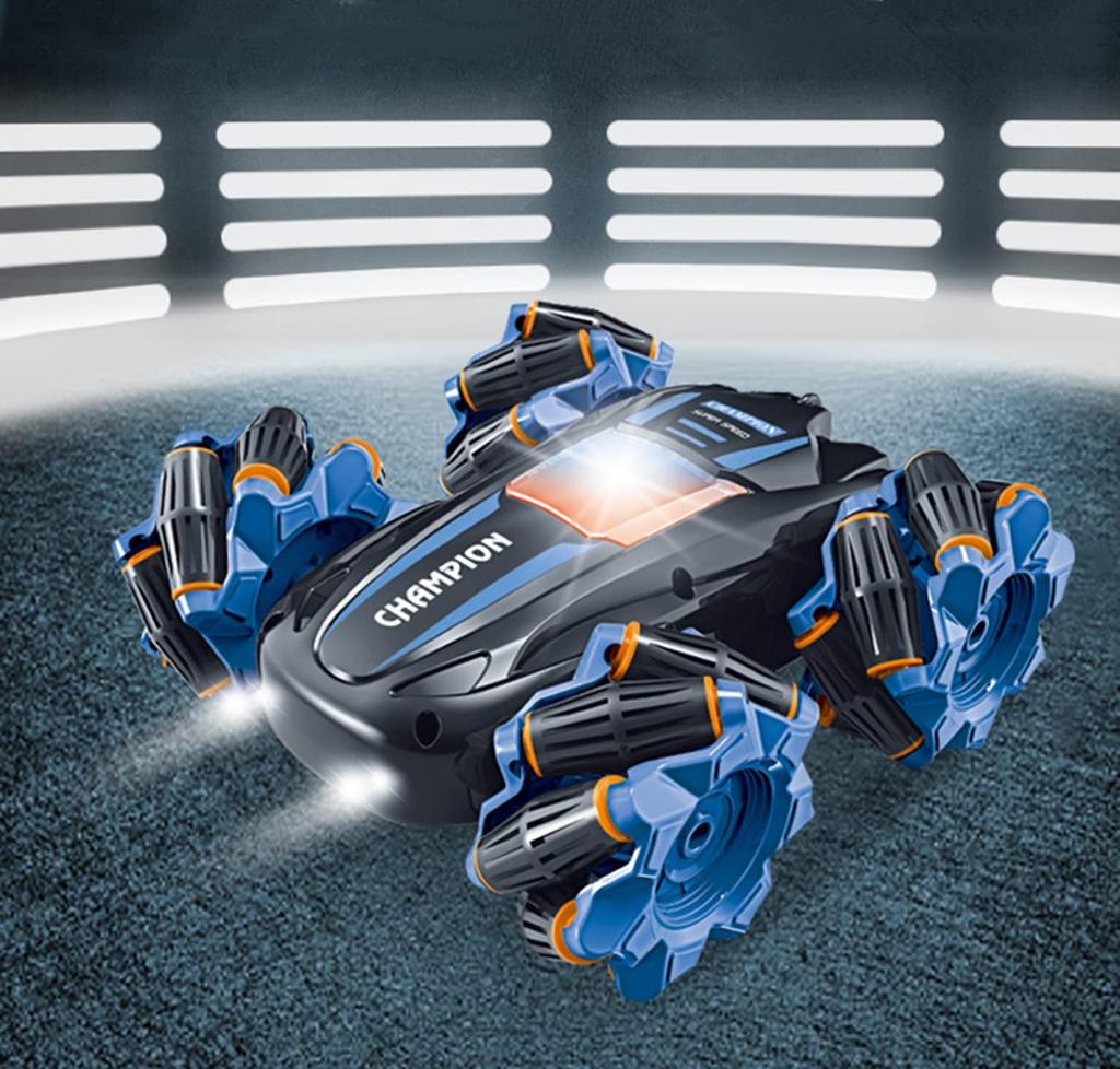 Multifunctional Stunt Electric RC Car with USB High Toy Kids Gift Car, 360-Degree Rotation, Double-Sided Driving, Rechargeable, Speed, 4-Wheel Drive,