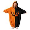 Ensemble Romper en Flanelle Imprimé Halloween pour Enfants - Tenue d'Intérieur pour Pyjama de Fête
