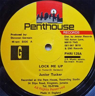 12-Zoll-Schallplatte JUNIOR TUCKER Lock Me Up PHRI125 Penthouse Recor UK Reggae Ska Dub Gebraucht