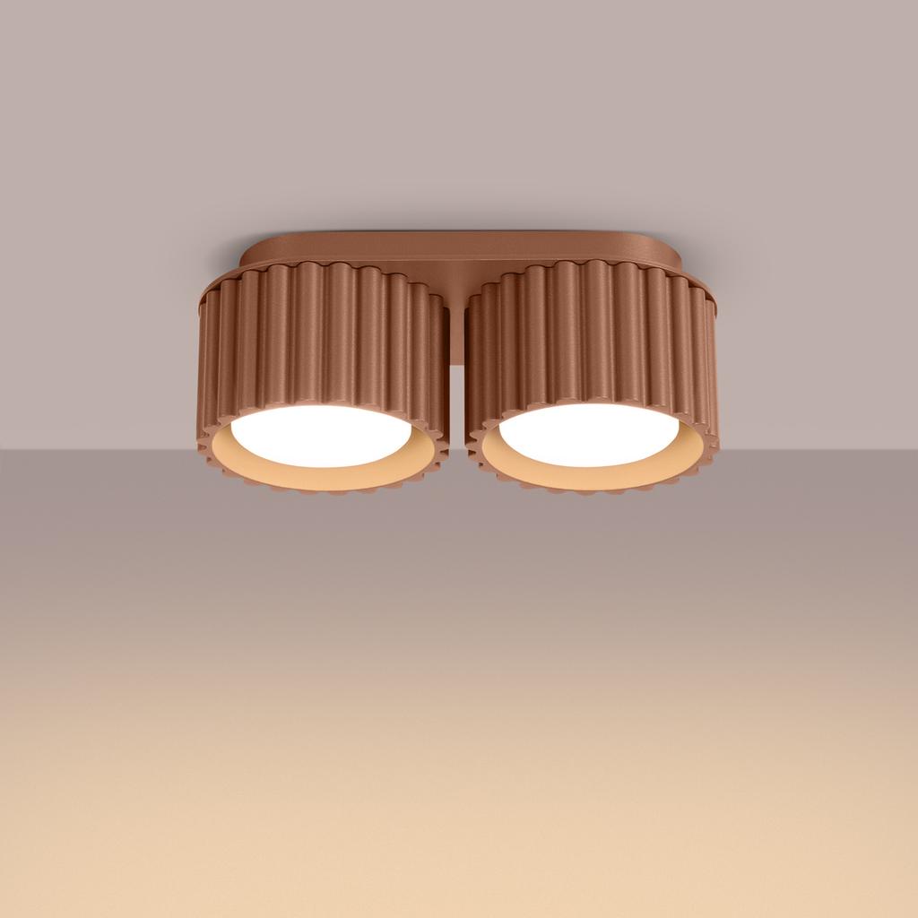 Ceiling Lamp Aura 2 Mocca Gx53