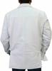Genuine Lambskin Leather Handmade White Stylish Business Men's Blazer For Formal