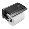 Stainless Steel Toilet Paper Holder Phone Shelf Hotel Toilet Paper Holder Easy Installation Wall Mounted Bathroom Storage Rack