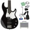 BB234 BL (Black) Bass Guitar Beginner 12-Piece Set [Includes Shimamura Music's Best-Selling Bass Amplifier] Yamaha
