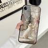 Funda Phone Cover Case for Apple iPhone 17 Pro Max 14 15 Pro 7 8 16 XR XS MAX Air 13 11 12 Cartoon Cute Cat