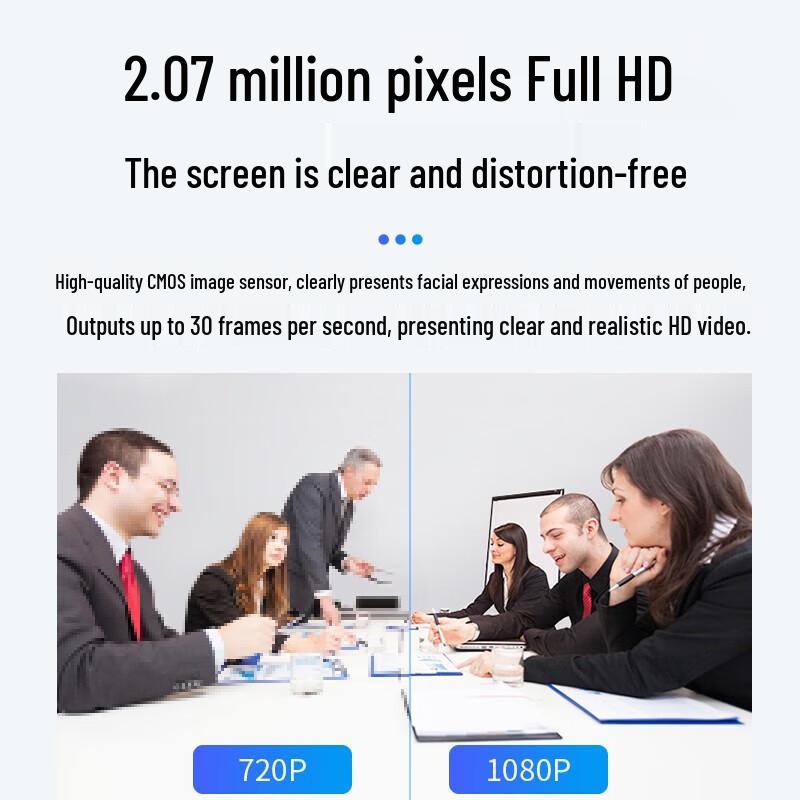 Shuzhen 1080P HD Conference Camera with 3x Zoom and Wireless Mic (CN version)