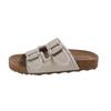 Damen Sommerbekleidung neu dicksohlige Retro Casual Ein-Wort-Sandalen mit Rock Strand coole Hausschuhe