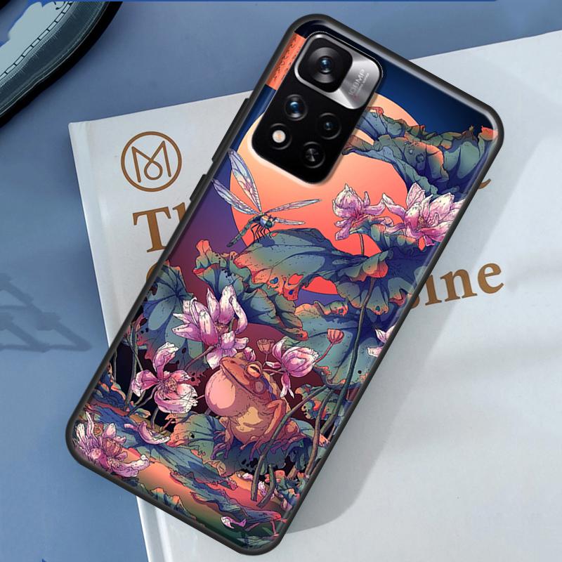 Japanese Style Art Case For Xiaomi Redmi 14C 13C 10C 12C Redmi Note 13 14 Pro 12 11 9 10 9S 10S 11S 12S Cover