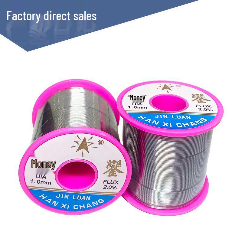 Drut lutowniczy z rdzeniem kalafoniowym o wysokiej czystości, typu no-clean do spawania domowego - Niskotemperaturowy, Wysokiej jakości, Mocny.