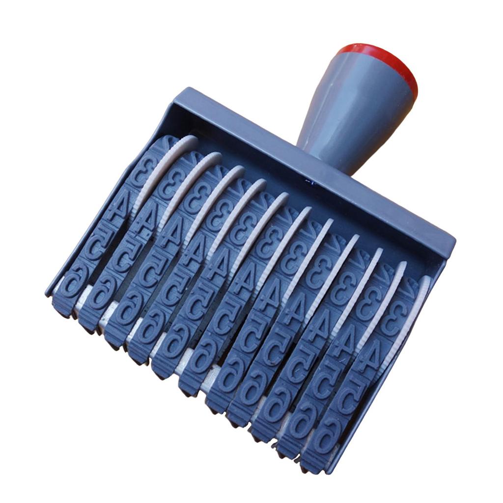 Numbering Stamp Digit Stamp Numbering Machine Number Stamp 11 Bands Wheels Rollers for Office Document Stationery Date Supplies