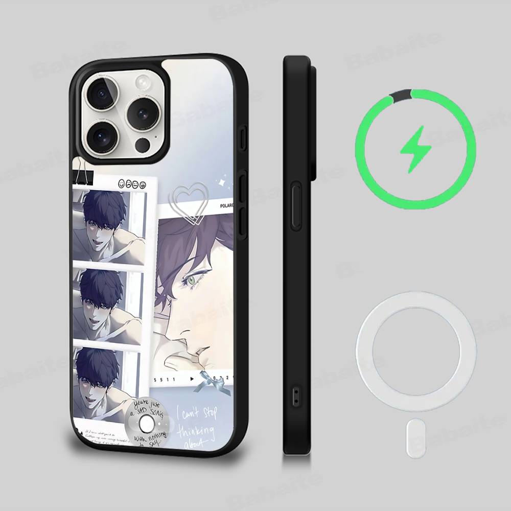 Nerd Project Bl Anime For iPhone 17 Air 16 E 15 14 13 12 11 Pro Max Plus PC Shock TPU Cover For Magsafe Phone Cover