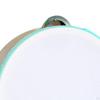 Double Rows Tambourine Wooden Tambourine, Percussion Drum, Metal Bell Hand Drum for