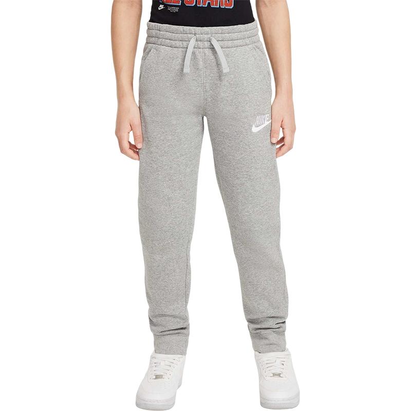 

Nike Knitted Sports Pants Youth Sports Lifestyle Series Fashion Comfortable Skin-Friendly Soft Kids bottoms Gray CI2911-063 S