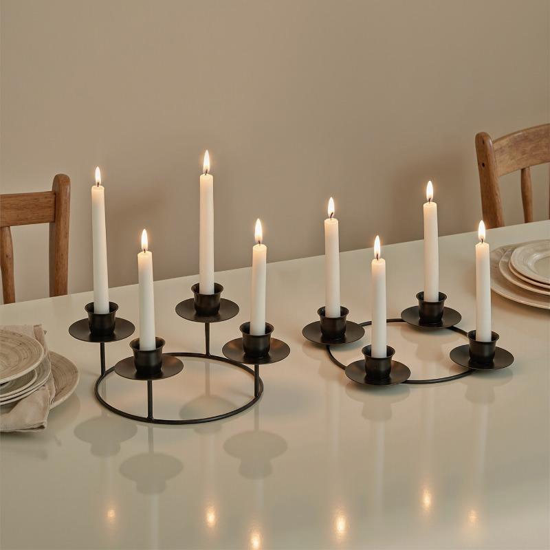 Simple Candlesticks, Candlelight Dinner, Romantic Candle Cups, Home Wedding Candlestick Ornaments, Candle Stands, Home Decoration