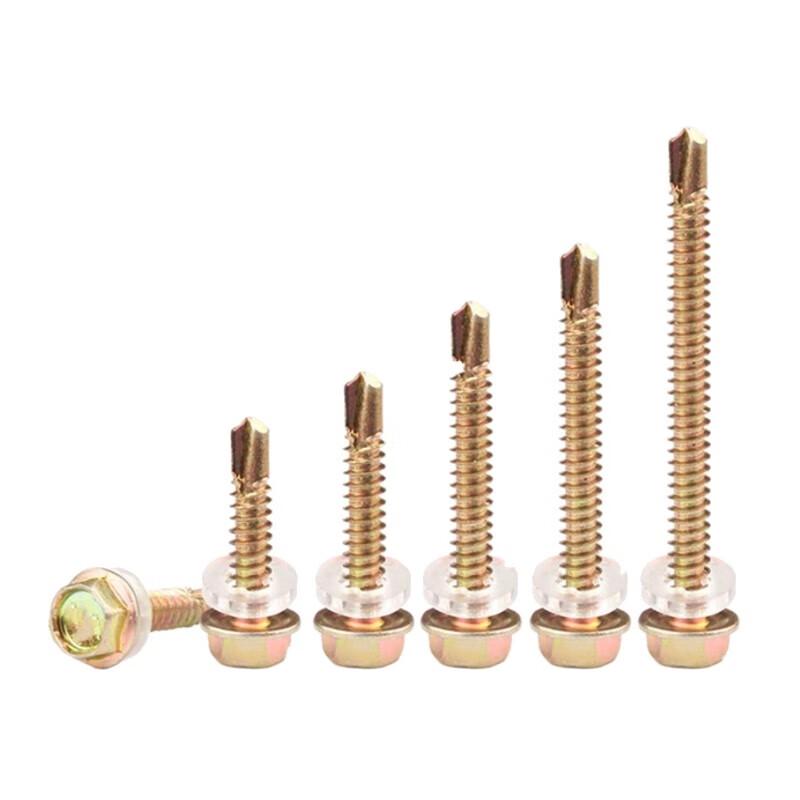 Color Zinc Hex Head Self-Drilling Screws