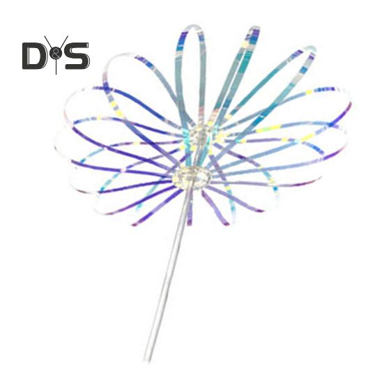 

Радужная игрушка-спиннер Радужная вертушка палочка Волшебная радужная лента-спиннер для вечеринки с пузырьками для развлечений в помещении и на открытом воздухе разноцветный