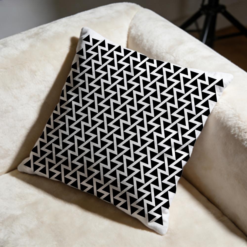 Triangle Cushion Cover Soft Decorative Pillow Case Suitable for Bedroom Sofa Car Travel Use
