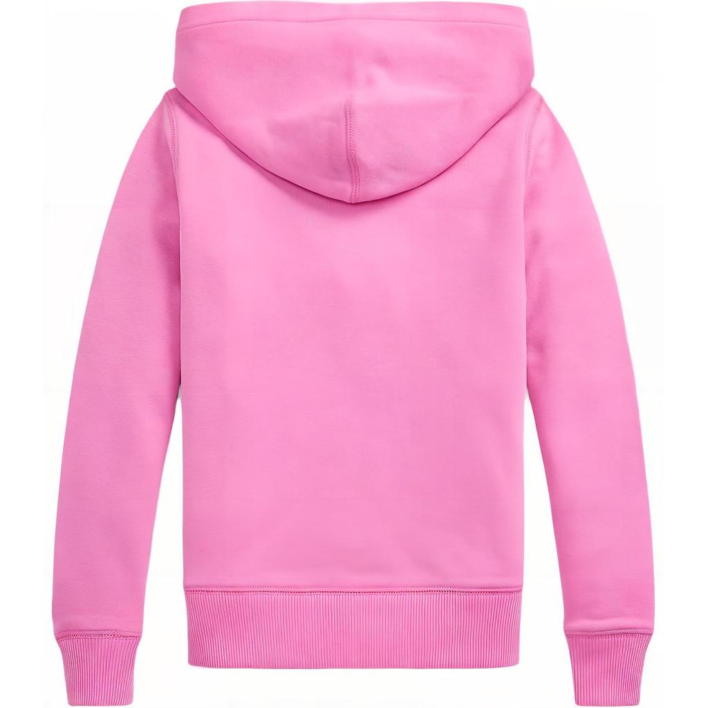 Polo Ralph Lauren Solid Color Long Sleeve Hoodie Kids Hoodies Pink CWPOKNIG8020561-650
