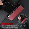 BENZ Car Glasses Holder Sun Visor Leather Sunglasses Case Eyeglasses Hanger For Mercedes Benz AMG A C E S G Class W201 W210 W108 W204 DV1