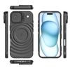 For iPhone 17 Air Case Compatible with MagSafe PC Kickstand Ripple Texture TPU Phone Cover
