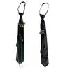 Jk Uniform Black Ties Metal Chain Bear Collar Japan Jk Seifuku Cosplay Pre-tied Tie Schoolgirl JK Suit Neckwear