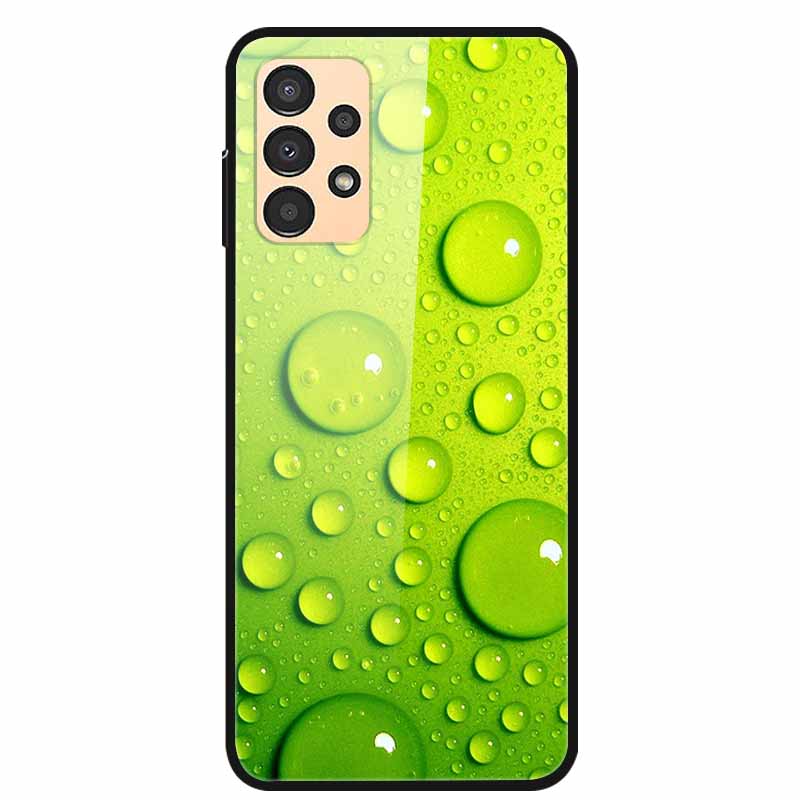 Funda para Samsung A53 5G 2022 Mármol Vidrio Templado Tapa Dura para Fundas de Teléfono Samsung Galaxy A33 A73 5G Protección Fundas