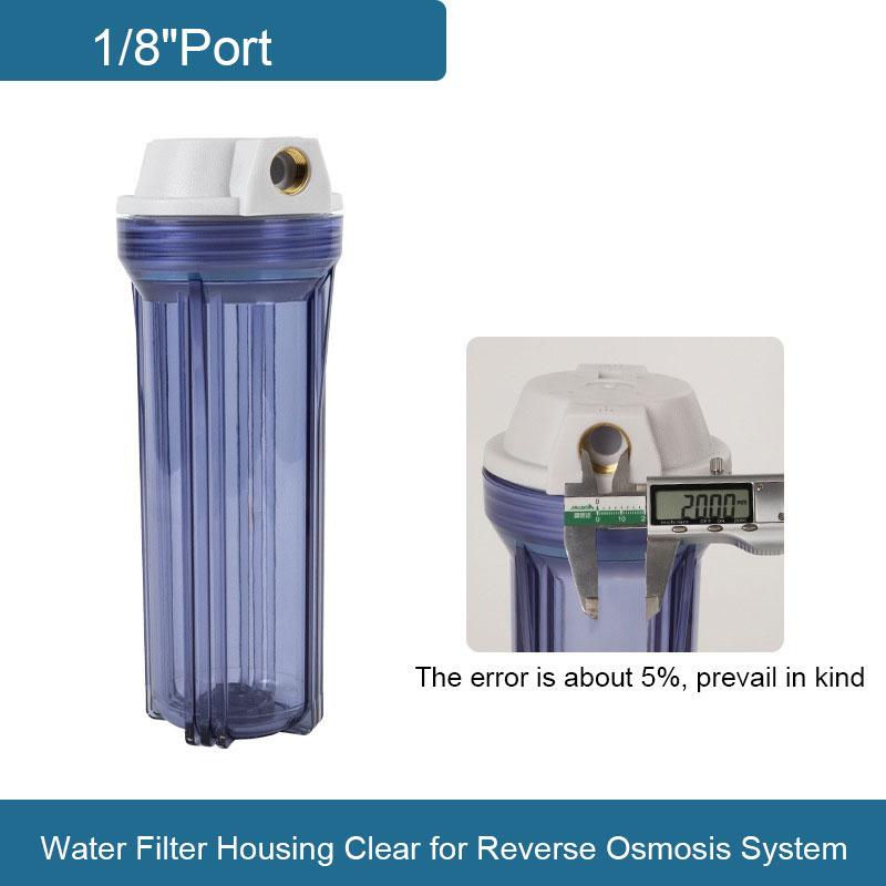 

Корпус фильтра для воды прозрачный для системы обратного осмоса 10 прозрачный корпус фильтра предварительно отфильтрованный трубный одноступенчатый фильтр для воды