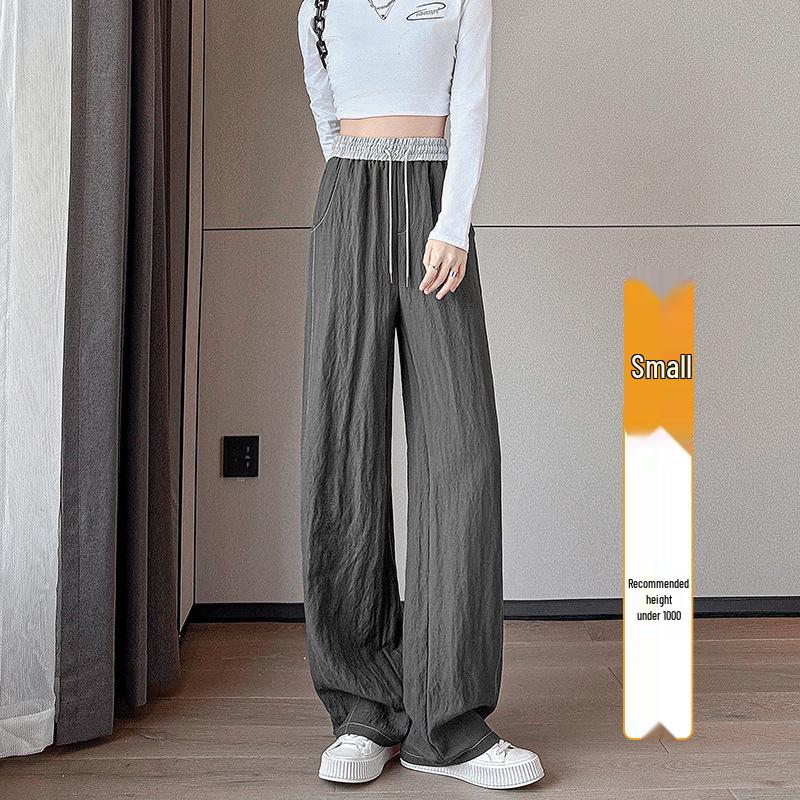 

Women s Slim Fit Elastic Waist Wide Leg Spring Pants (2025) XXL