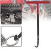 Universal Motorcycle Exhaust Spring Hook T Handle Exhaust Pipe Spring Wrench Puller Cotter Pin Removal Tool Installer Hooks