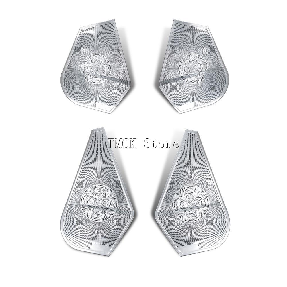 For Mercedes Benz GLE ML GLS GL Class AMG W166 X166 Coupe C292 Car Door Window Triangle Tweeter Audio Speaker Cover Trim Frame KIY7