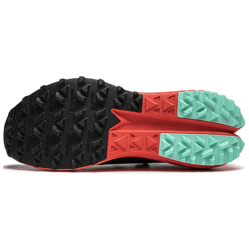 Li Ning Lu Pro Comfortable Versatile Shock Absorbing Non-Slip Low-Top Running Shoes Men sneaker Black Green Orange ARNU001-8