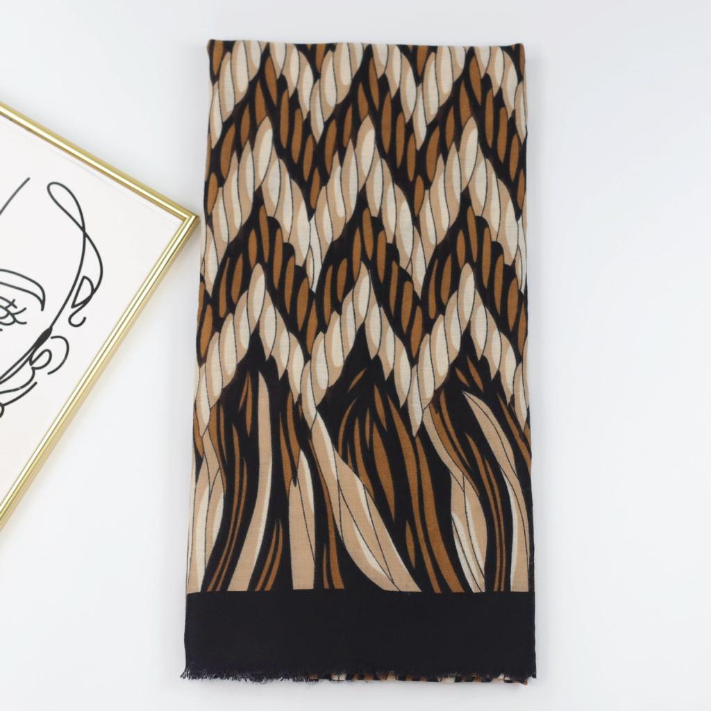 2024 Spring And Autumn Winter New Cotton And Hemp Long Thin Scarf Travel Versatile Sunscreen Warm Shawl For Women