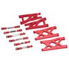 RC Aluminum Front Rear Suspension Arms and Pull Rod Steering Servo Link Linkages Set for   Senton 1Celsius10 RC Car