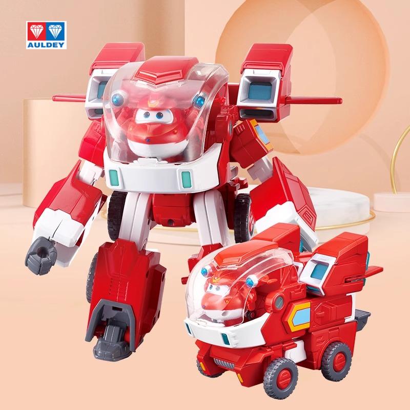 Оригинальная игрушка Auldey Super Wings Джетт Донни Большой Транспорт Супер Робот Оборудование Меха Набор для Мальчиков Рождественский Подарок Модель Украшения