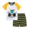 European & American Style Boys' Cotton Cartoon Two-Piece Summer Set