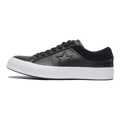 One Star "Black" Comfortable and Versatile Casual Non-slip Low-top Unisex Style In Black and Grey