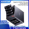 AOOSTAR 2025Intel Quad Core N150 MiniPC Home Cloud HDD a 4 Alloggiamenti SSD Doppio Display USBType-C Doppia LAN Archiviazione Domestica NAS Computer