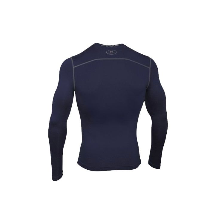 Under Armour Stretch Training Thermal Fitness Top Men Tops Navy 1265650-410