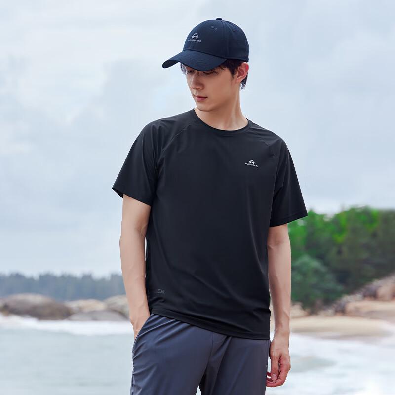 Tuoluzhe Men s Elastic Breathable Short Sleeve T-Shirt